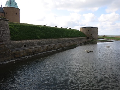 moat around Kalmar castle